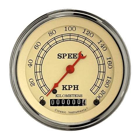 Vintage 3 3_8_ Speedometer VT59SLF